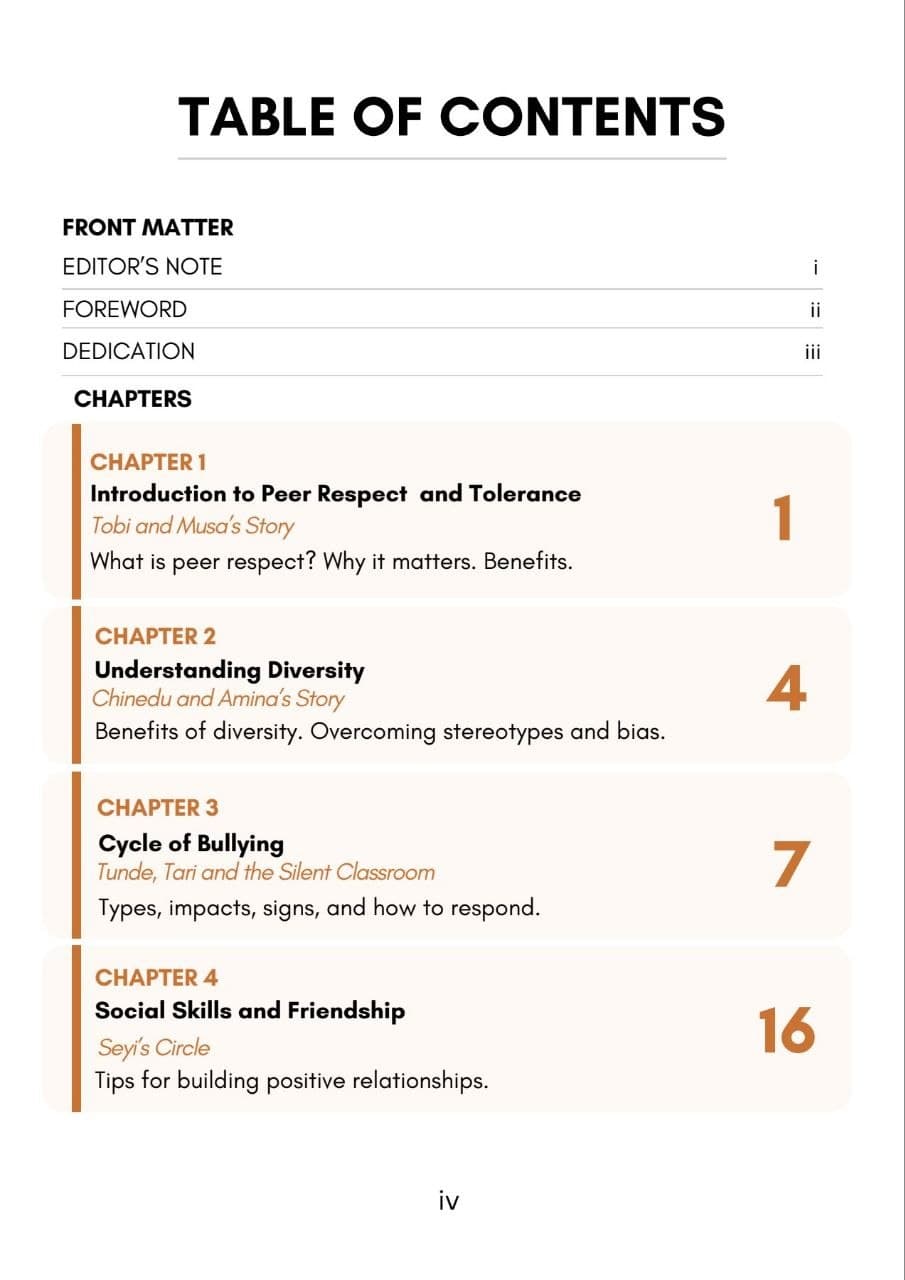 Save Sylvester Table of Contents, page 1